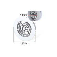 Rejilla De Ventilacion 90x125mm Circular