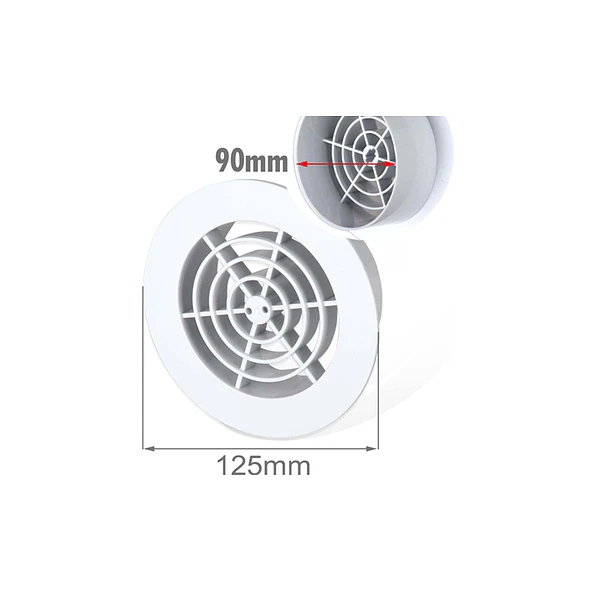 Rejilla De Ventilacion 90x125mm Circular 2
