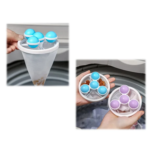 Pack 2 Bola De Lavado Flotante Para Lavadora 5