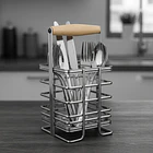 Porta Utensilios De Cocina De Acero Inoxidable 2