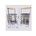 Porta Utensilios De Cocina De Acero Inoxidable 5