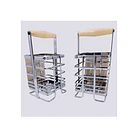 Porta Utensilios De Cocina De Acero Inoxidable 6