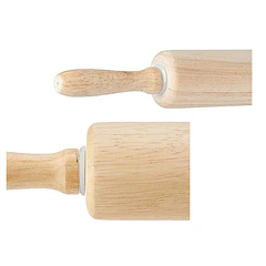 Uslero Rodillo Madera Repostería Giratorio Amasar Pan