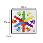 Juego Mesa Clásico Familiar Ludo Alta Calidad 2en1 3
