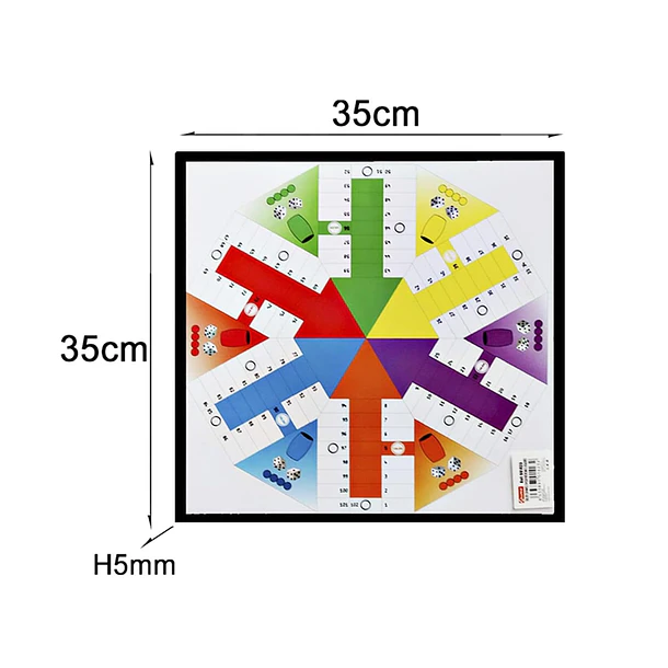 Juego Mesa Clásico Familiar Ludo Alta Calidad 2en1 3