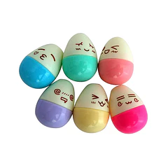 Set Resaltadores Kawai Mini X6 Colores Carita