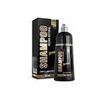 Shampoo Tinte Negro Natural Bubbaluu 400ml Cubre Canas 2