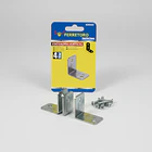 Set 4 Escuadras Recta Plana - 20x20x2mm + Tornillos 1