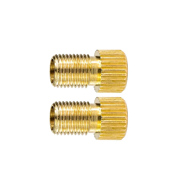 Pack 2 Adaptador De Válvula Francesa Auto Schrader Bicicleta 1