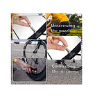 Pack 2 Adaptador De Válvula Francesa Auto Schrader Bicicleta 5