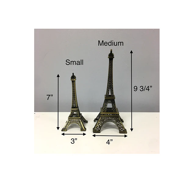 Figura Decorativa Torre Eiffel Estilo Vintage 5