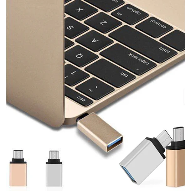 Adaptador Otg Usb-c Macho A Usb 3.0 Hembra Zh-2300 3