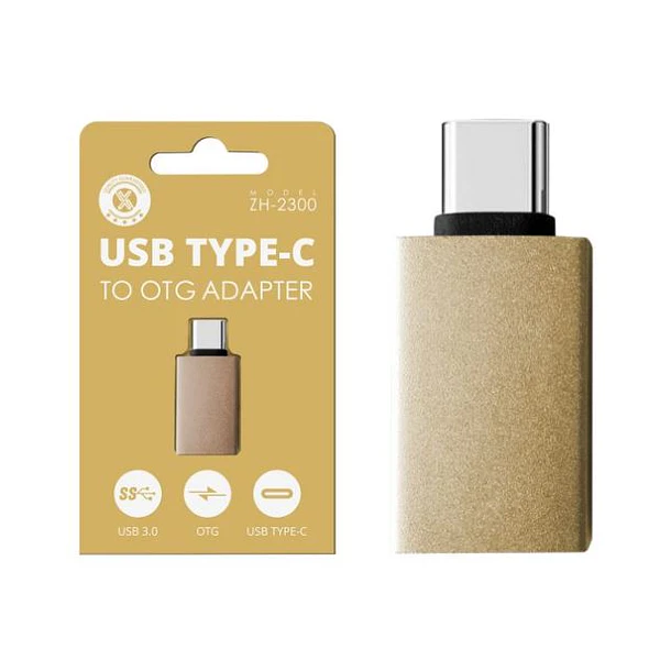 Adaptador Otg Usb-c Macho A Usb 3.0 Hembra Zh-2300 4