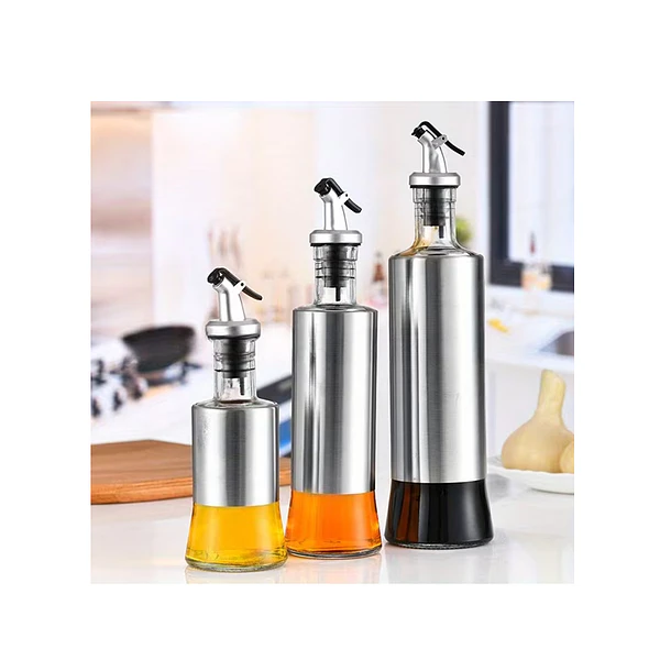 Pack 3 Botellas Para Aceite Vinagre Y Soya 5