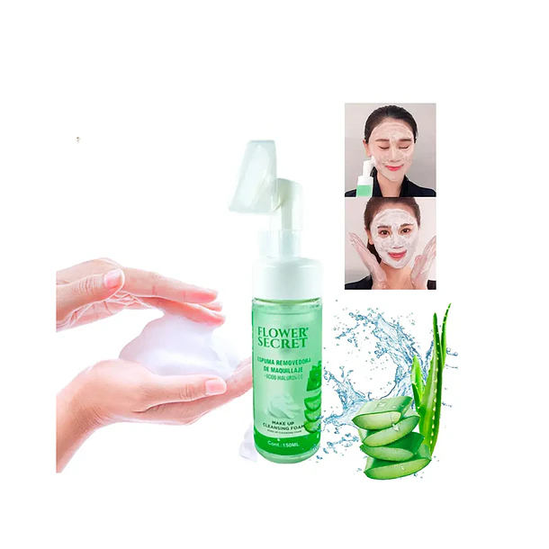 Espuma Desmaquillante Flower Secret Ácido Hialurónico 3