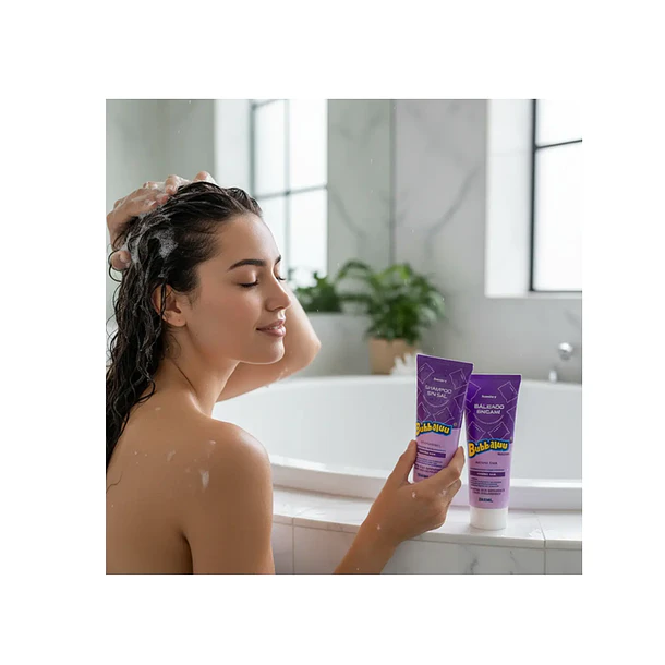 Pack Shampoo Y Bálsamo Bubbaluu Uva 350ml 3