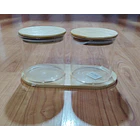 Set 2 Frascos De Vidrio Herméticos Con Tapa Y Base De Bambú 5
