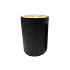 Basurero Practico De Alta Calidad Con Tapa De Bambu 2