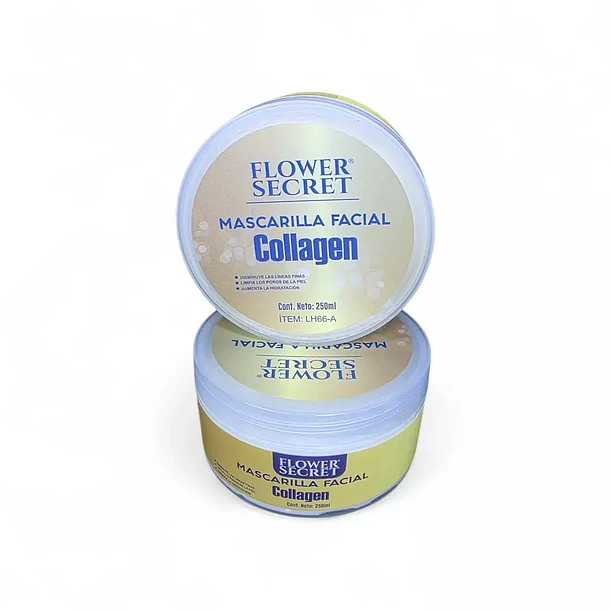 Mascarilla Facial de Colágeno Flower Secret 3