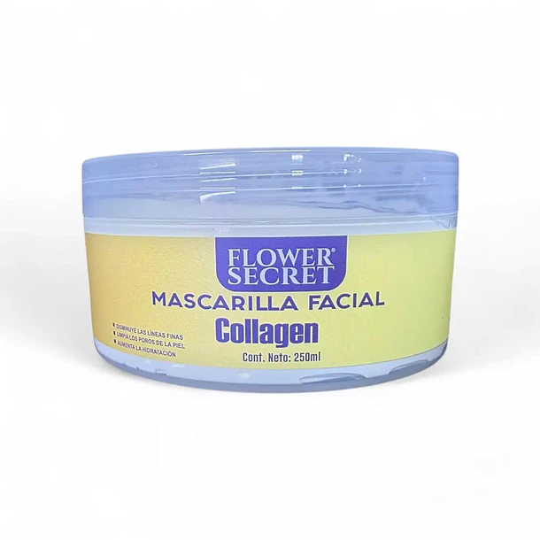 Mascarilla Facial de Colágeno Flower Secret 4