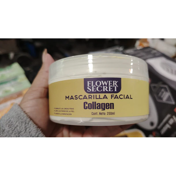 Mascarilla Facial de Colágeno Flower Secret 5