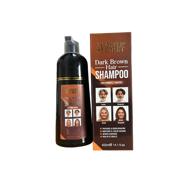 Shampoo Cubre Canas Marron. 1
