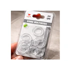 Pack 12 Goma Multiuso Transparentes 3/4 Pulgada Ducha 5