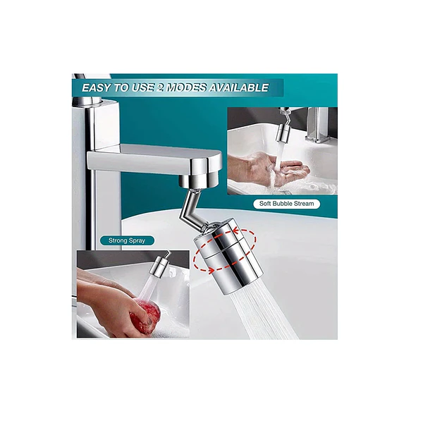 Extensor Giratorio Para Grifo Ahorro De Agua Baño Y Cocina 4