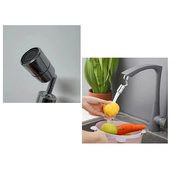 Extensor Giratorio Para Grifo Ahorro De Agua Baño Y Cocina 5