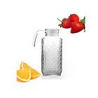 Jarra De Vidrio Con Tapa Para Agua Y Jugo 3