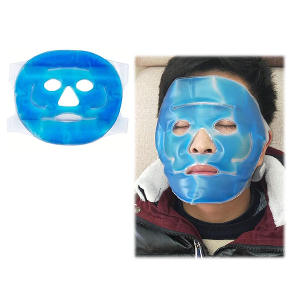 Máscara Facial Gel Frío Y Calor Reutilizable 3