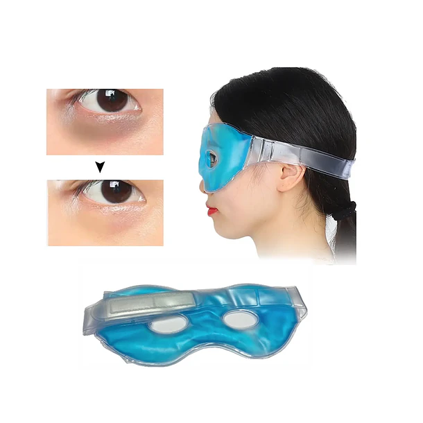 Máscara Facial Gel Frío Reutilizable Medio Rostro. 4