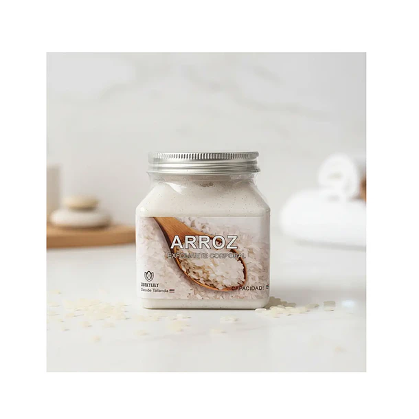Luckylily Exfoliante Corporal Profesional De Arroz 500ml Arroz 1
