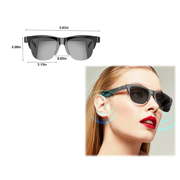 Lentes Inteligentes Smart Audio Bluetooth F01Manos Libres 2