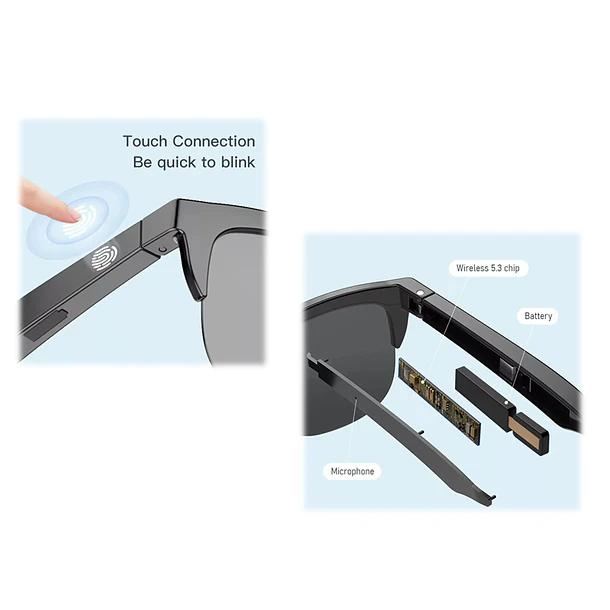 Lentes Inteligentes Smart Audio Bluetooth F01Manos Libres 4