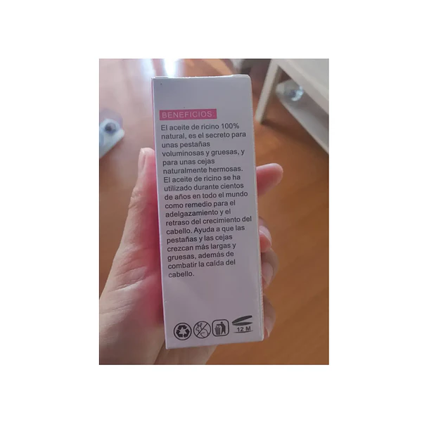 Aceite De Ricino Puro Para Crecimiento De Pestañas Luckylily 4