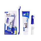 Kit Aseo Dental Para Perros Y Gatos Con Pasta Y Cepillos 1