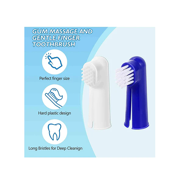 Kit Aseo Dental Para Perros Y Gatos Con Pasta Y Cepillos 4