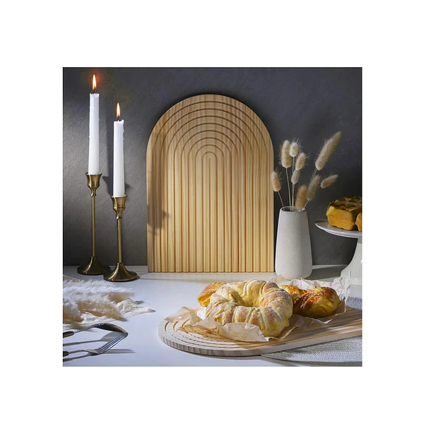 Tabla Decorativa Bandeja De Madera Diseño Para Picoteo 2