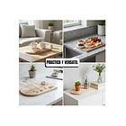 Tabla Decorativa Bandeja De Madera Diseño Para Picoteo 4