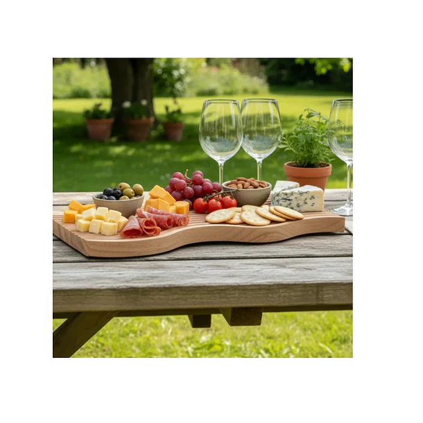 Tabla Decorativa Bandeja De Madera Diseño Para Picoteo 5