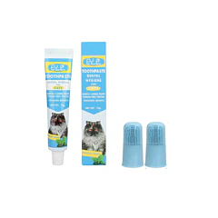 Kit Higiene Dental Para Gatos Con Pasta Y Cepillos De Dedo