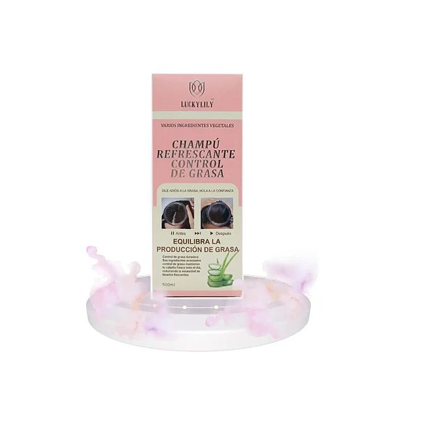 Champú Refrescante Control Grasa Luckylily 500ml 1