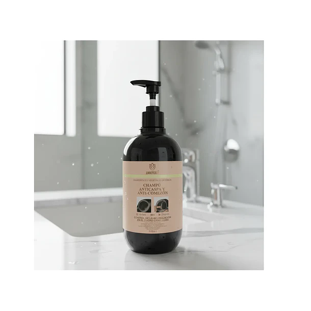 Champú Anticaspa Y Anti-comezón Luckylily 500ml 2