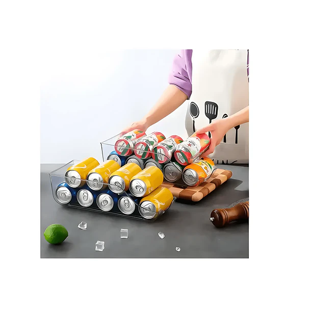 Organizador Transparente Para Latas De Bebidas 3
