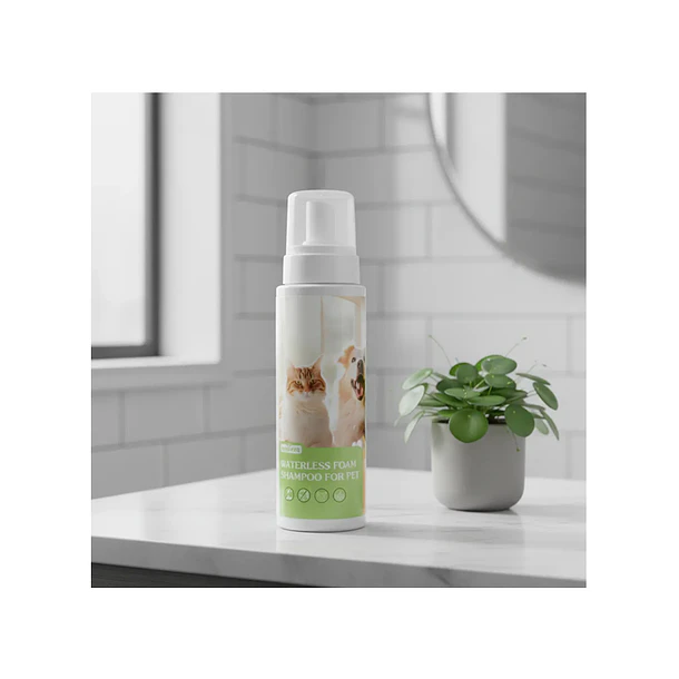 Shampoo En Espuma Sin Agua Para Perros Y Gatos 3