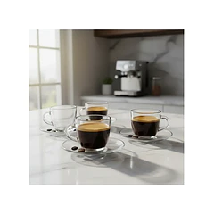 Set 6 Tazas Y Platos Para Te Y Cafe