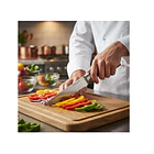 Set 2 Cuchillos De Cocina Acero Inoxidable Multiuso 3