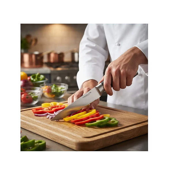 Set 2 Cuchillos De Cocina Acero Inoxidable Multiuso 3