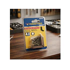 Kit 4 Escuadras Verticales 40x20x2mm Con Tornillos 2